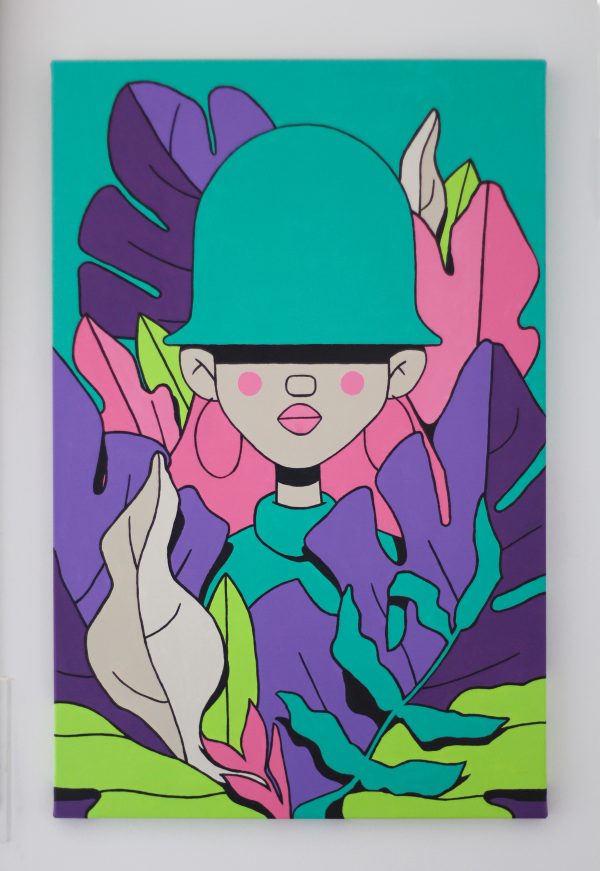 Tropicana by The-Hat-Kid acrylic on canvas