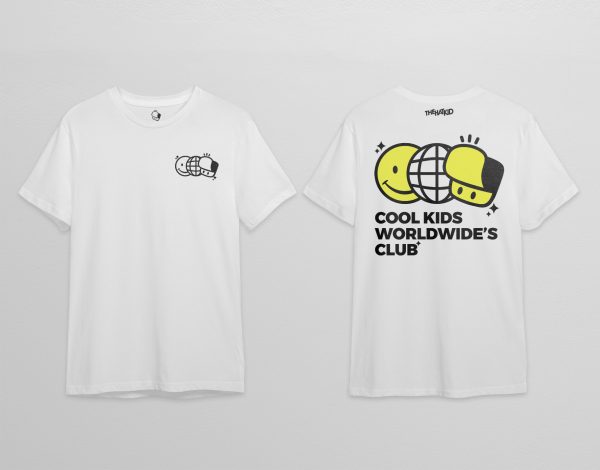 “COOL KIDS WORLDWIDE\'S CLUB” – HATKID THE T-Shirt